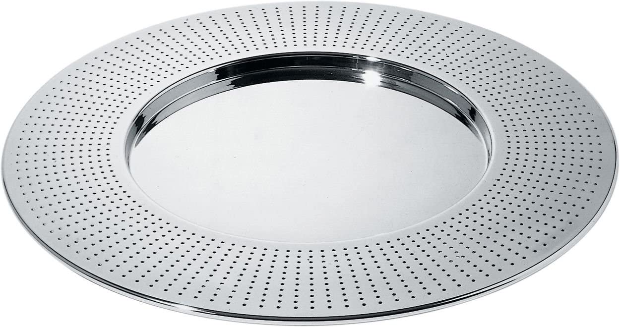 AMFITHEATROF tray in polished stainless steel design Francesca