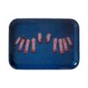 Toiletpaper Tray - Fingers - 43 x 32 cm Multicolor | Seletti Blue Maurizio Cattelan | Pierpaolo Ferrari