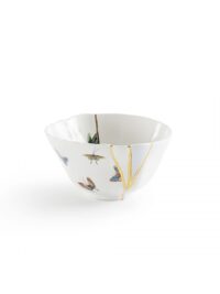Kintsugi bowl Multicolored motifs White | Multicolored | Gold Seletti Marcantonio Raimondi Malerba