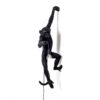 Affen hängende Außenwandleuchte - H 76,5 cm Schwarz Seletti Marcantonio Raimondi Malerba