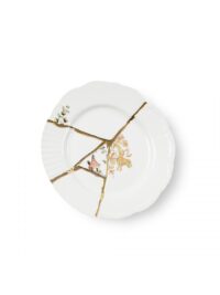 Платка за десерт Кинтсуги, разнобојни мотиви бели | разнобојни | злато Селети Маркантонио Раимонди Малерба
