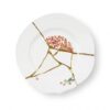 Kintsugi Dinner Plate Red Motifs White | Multicolor | Gold Seletti Marcantonio Raimondi Malerba