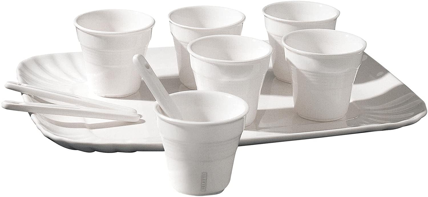 Set Tazzine Da Caffè Estetico Quotidiano - Per 6 persone Bianco design  Selab