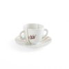 Комплет шолја за кафе Кинтсуги, разнобојни цвеќиња бело | разнобојна | злато Селети Маркантонио Раимонди Малерба