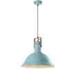 Industrial C1690 Blue Suspension Lamp by Ferroluce 1