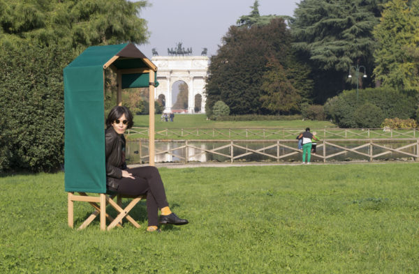 Rolo grüne Sessel | Holz internoitaliano Giulio Iacchetti