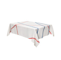 Tablecloth Lugo - 180 140 cm x Blue | Red internoitaliano Irene Bacchi | Leonardo Sonnoli