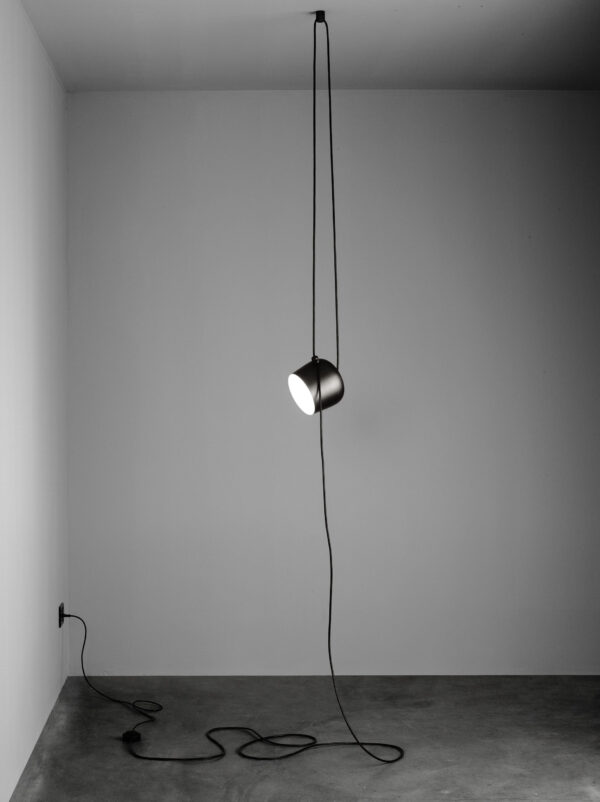 Aim Small LED Suspension Lamp Black Flos Ronan & Erwan Bouroullec