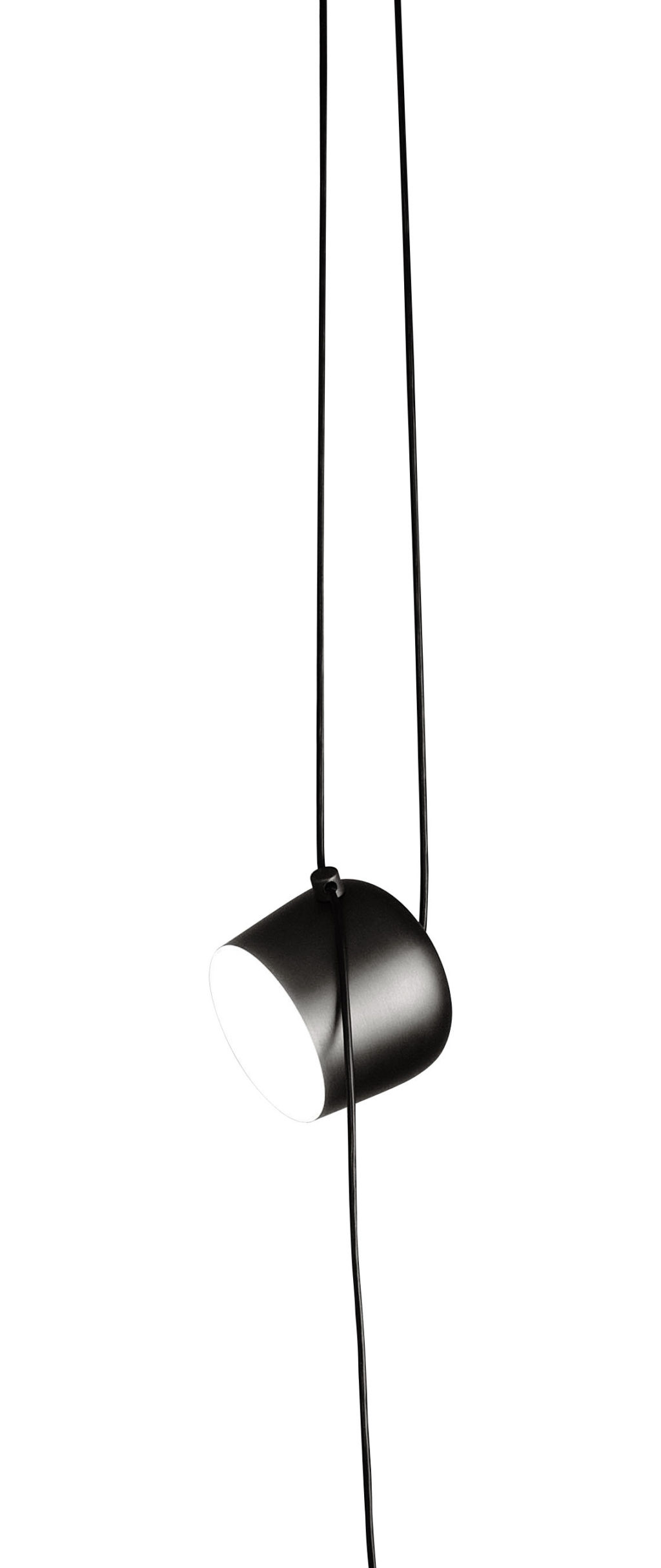 Lampada A Sospensione Aim Small LED Nero Flos Ronan & Erwan Bouroullec