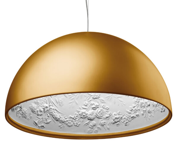 Lampu gantung Skygarden 2 - Ø 90 cm Matt gold Flos Marcel Wanders
