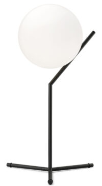IC T1 High Table Lamp - H 53 cm White | Black Flos Michael Anastassiades