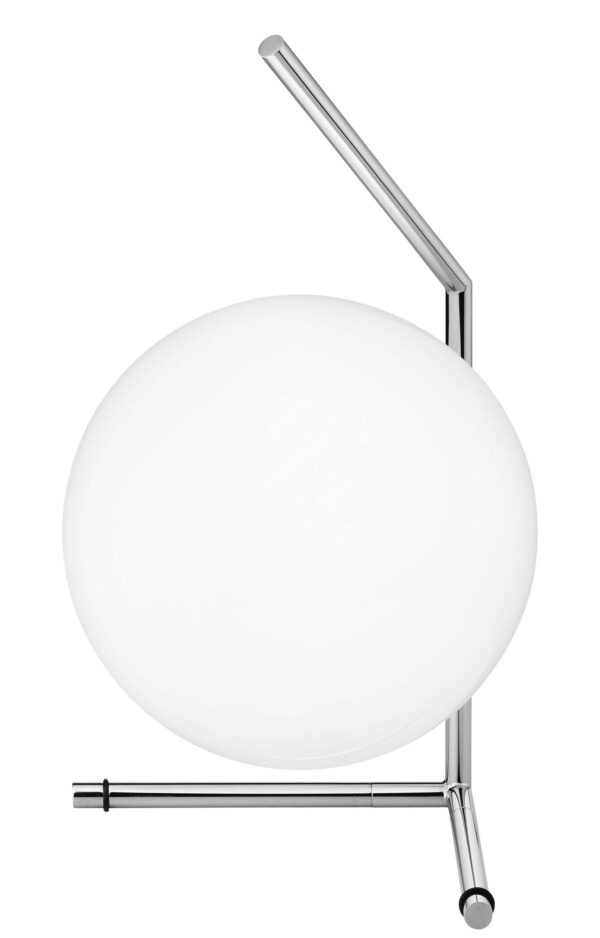 Lampe de table basse IC T1 / H 38 cm Chrome Flos Michael Anastassiades