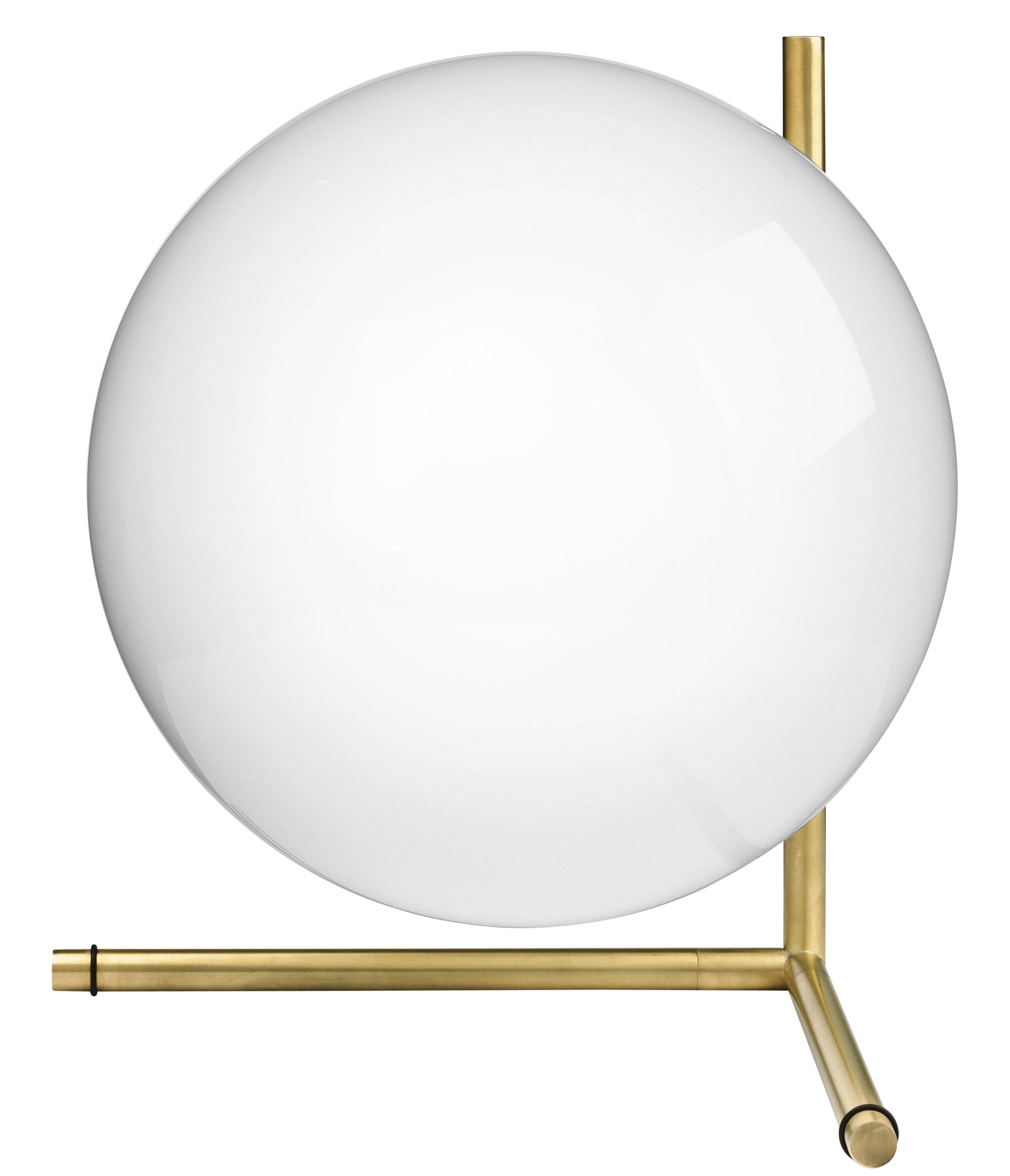 Lámpara de mesa IC T2 - H 35 cm Latón Flos Michael Anastassiades