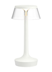 Bon Jour Unplugged Wireless Table Lamp - / Transparent LED | White Flos Philippe Starck