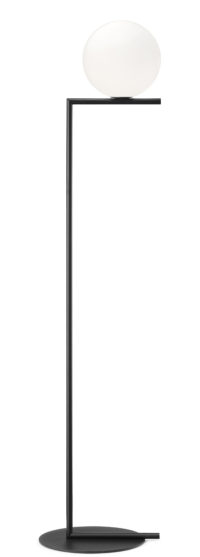 IC F1 Floor Lamp - H 135 cm White | Black Flos Michael Anastassiades