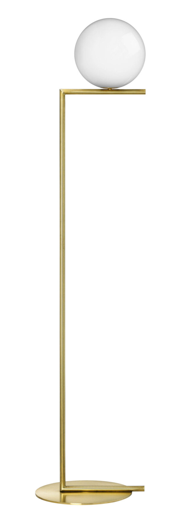 „IC F1“ grindų lempa - aukštis 135 cm, žalvariniai flosai Michaelas Anastassiadesas