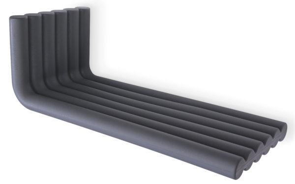 Mensola Liquorice Grigio B-LINE Alessandro Masturzo