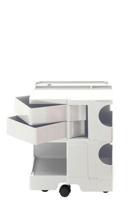 A storage unit Boby cm 52 - 2 drawers White B-LINE Joe Colombo