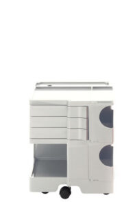 Mobile contenitore Boby A 52 cm - 3 cassetti Bianco B-LINE Joe Colombo