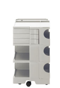 Mobile contenitore Boby A 73 cm - 3 cassetti Bianco B-LINE Joe Colombo
