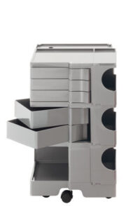 Mobile contenitore Boby A 73 cm - 5 cassetti Alluminio B-LINE Joe Colombo