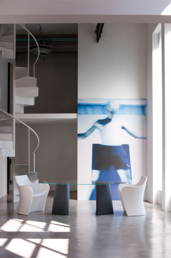 Tavolo Adam 200 x 100 cm Bianco B-LINE Matteo Redaelli | Andrea Garuti | Manuela Busetti