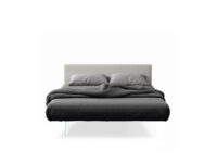 Lago Air Bed - Bed with Free-standing headboard th 8 cm Lago Daniele Lago 1