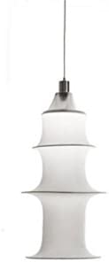 Lampada a Sospensione Falkland H 85 cm Bianco|Alluminio ARTEMIDE Bruno Munari 1