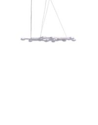 Lampe pendentif LED NET circulaire blanc ARTEMIDE Michele De Lucchi | Alberto Nason 1