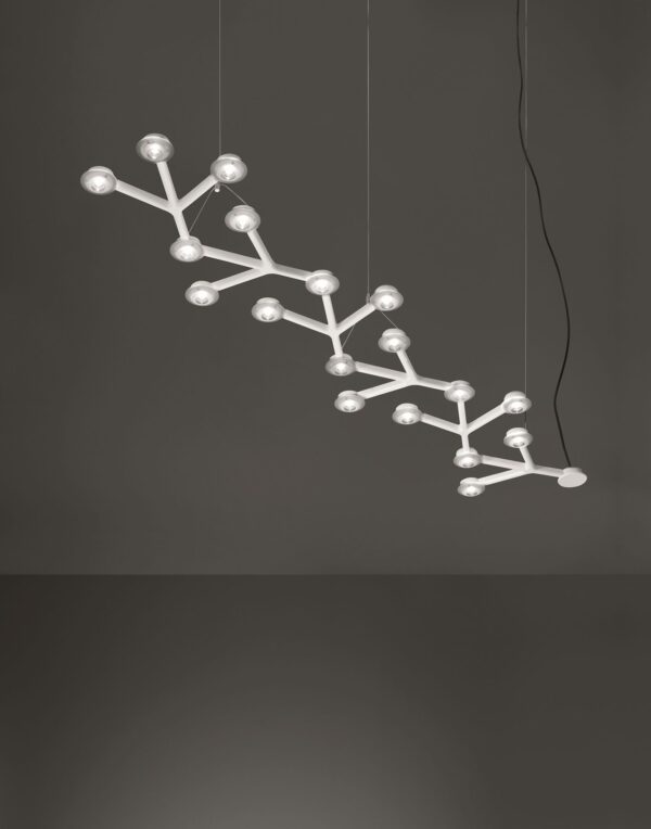 LED pendant lamp linear NET White ARTEMIDE Michele De Lucchi | Alberto Nason 2