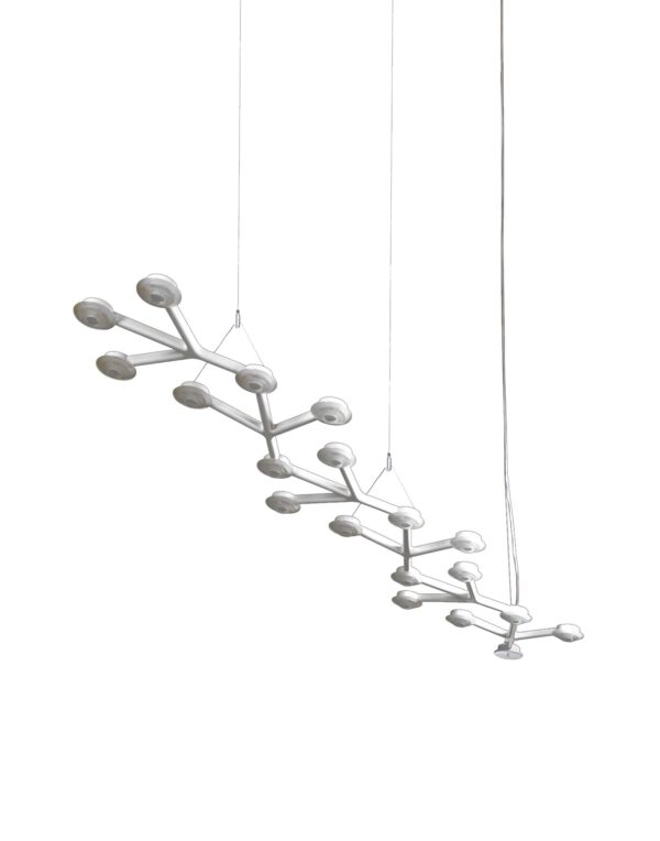 LED pendant lamp linear NET White ARTEMIDE Michele De Lucchi | Alberto Nason 1