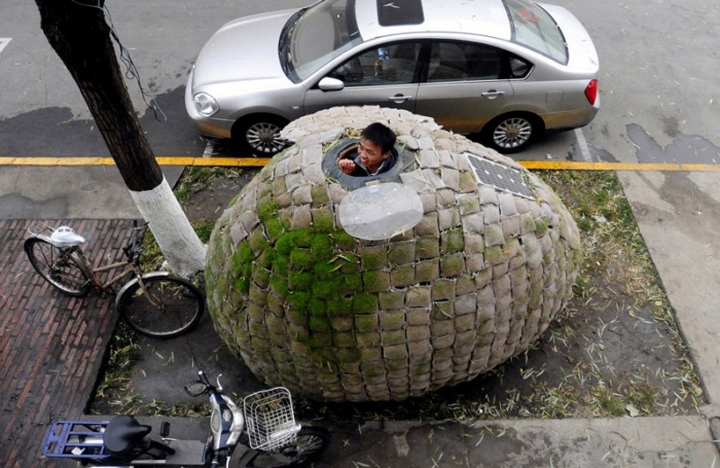 Αυγό Τροχόσπιτο, κινητό σπίτι σε σχήμα αυγού