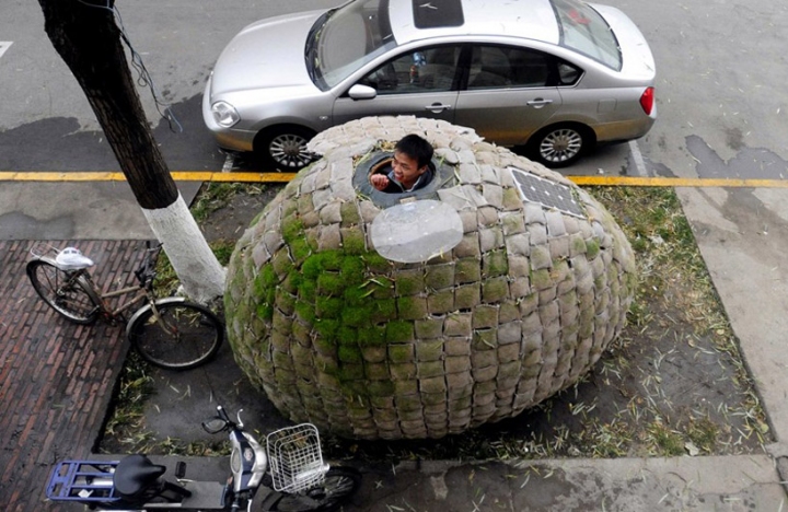 Egg Mobile Home, casa móvel em forma de ovo