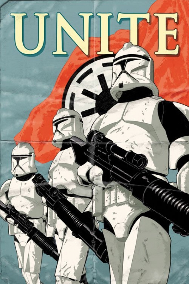 Star Wars de style posters