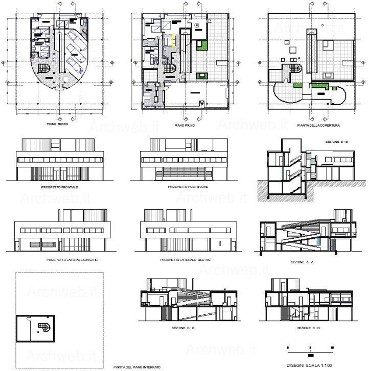 Vila Savoye 2d priartinimas