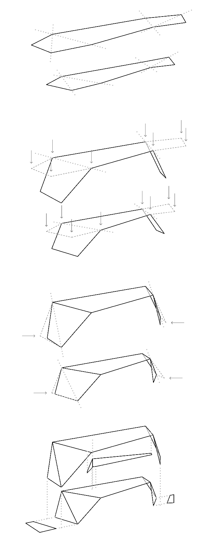 THINGS FOLDONE unfolding diagram