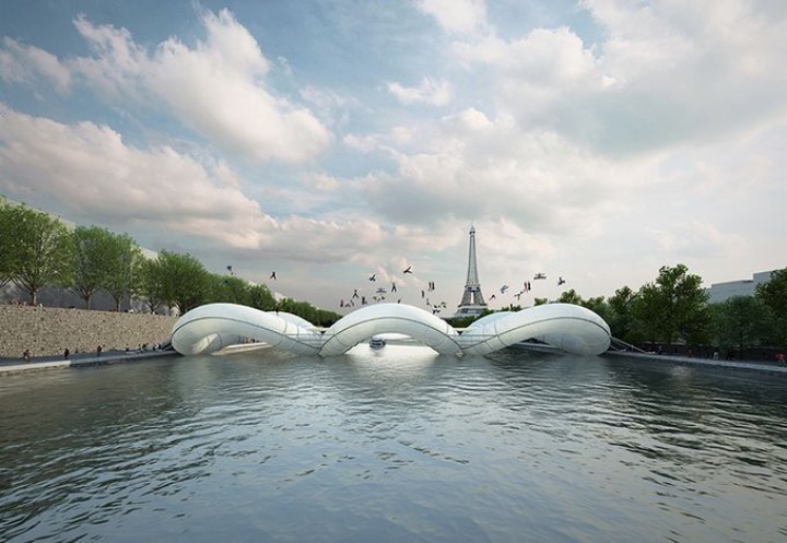 AZC arquitectura puente en París 2