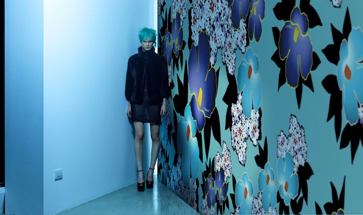 GIOPAGANI wallpaper China blu