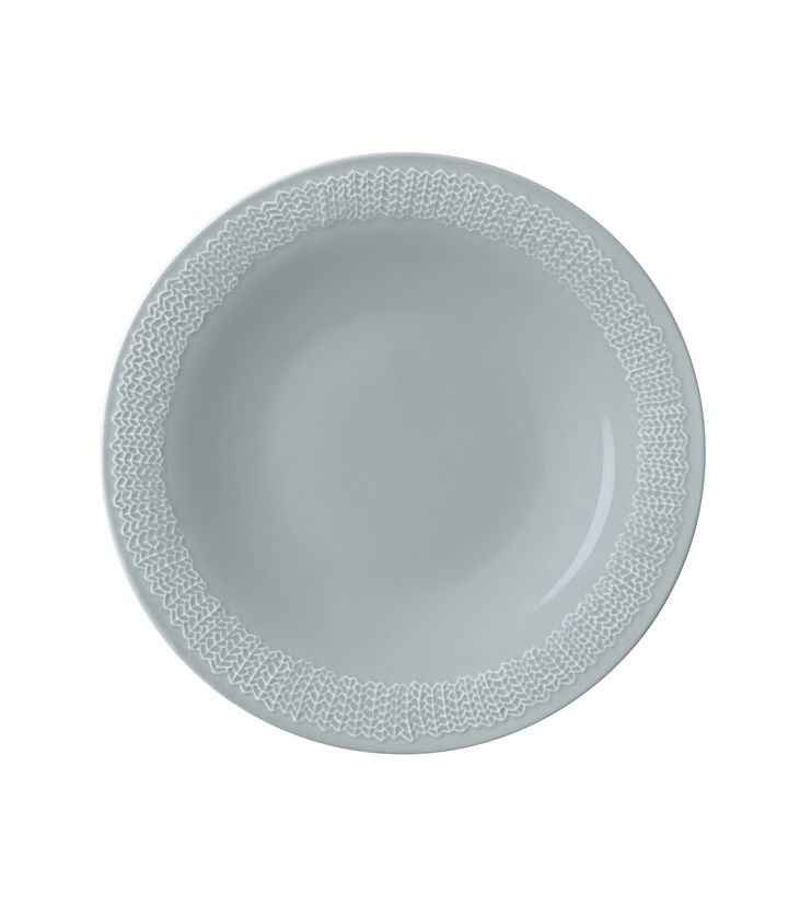 placa iittala Sarjaton 22 cm Dupla cinza pérola