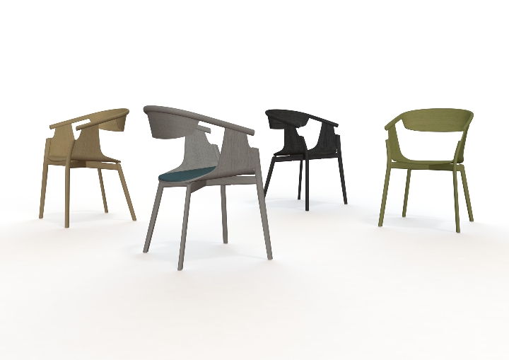 PLC Stools Group-Horizon Line by Pearson Lloyd 11