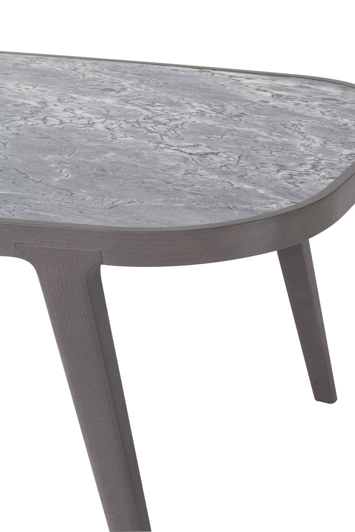 Lotus marble top table dett