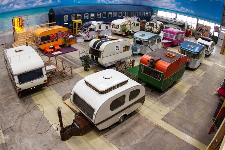basecamp-un-intérieur-vintage-camping-auberge de jeunesse