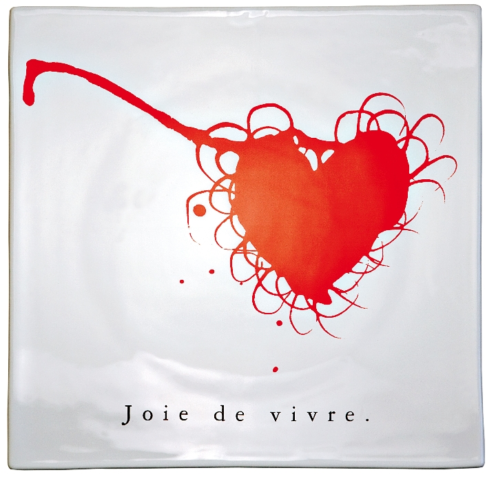 Plate joie de vivre