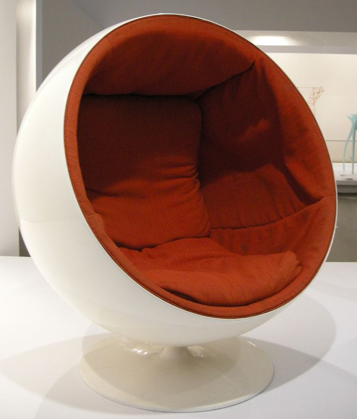 poltrona sfera Eero Aarnio, ball chair 