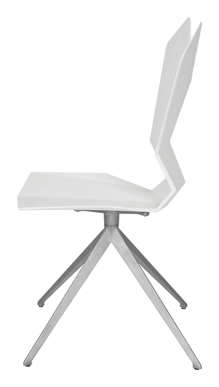 Swivel.Aluminium.White.Side 1