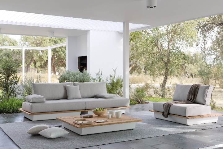 Manutti - AIR sofas coffee table amb 4