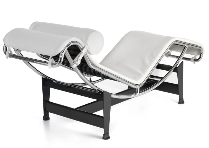 The chair Chaise Longue Le Corbusier Pierre Janneret Charlotte Perriand