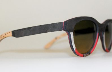 Catuma lunettes de soleil bois de lin et de pierre 2