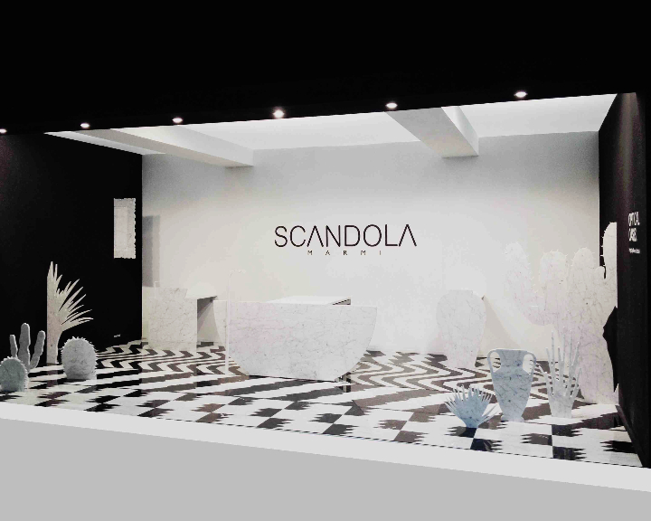 2STAND CERSAIE SCANDOLAMARMI OPTICAL OASIS social design magazine