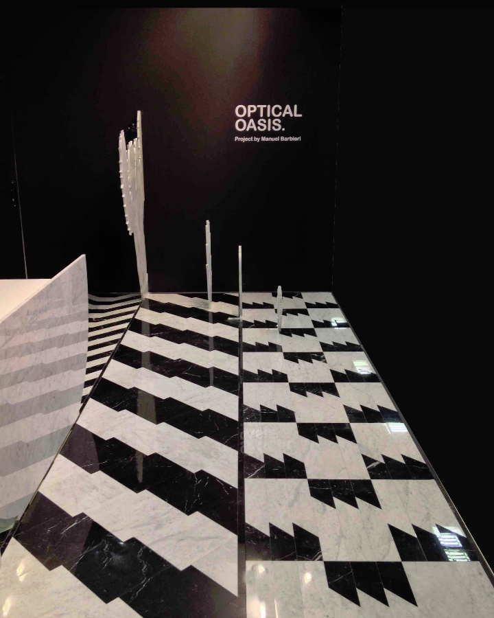 3STAND CERSAIE SCANDOLAMARMI OPTICAL OASIS social design magazine